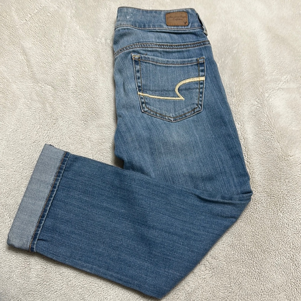 Denim capris